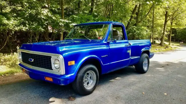 1972 chevrolet c10 stepside, 350 v8, auto, nice hot rod see video