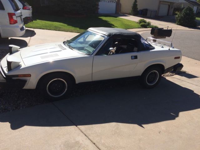 triumph tr-7 30th anniversary convertible