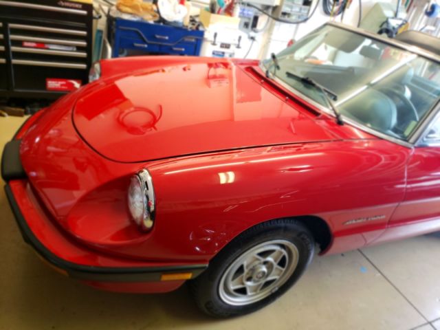 1987 alfa romeo veloce with 65799 miles in excellent condition
