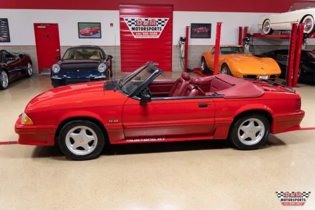bright red mustang gt convertible with 27373 miles we finance!