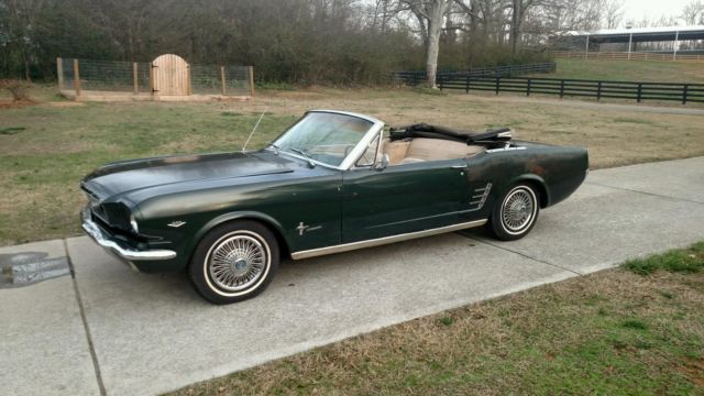 1966 ford mustang "c" code convertible** no reserve**