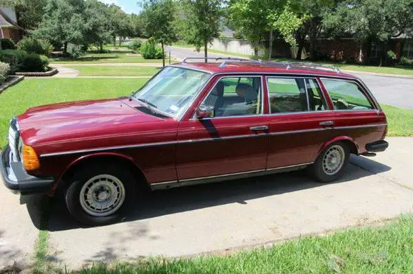 rust-free mercedes-benz 1985 300td station wagon (california) with perfect seats