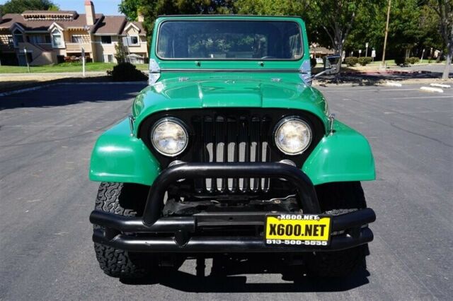 green jeep cj7 restored with 386 miles available now!