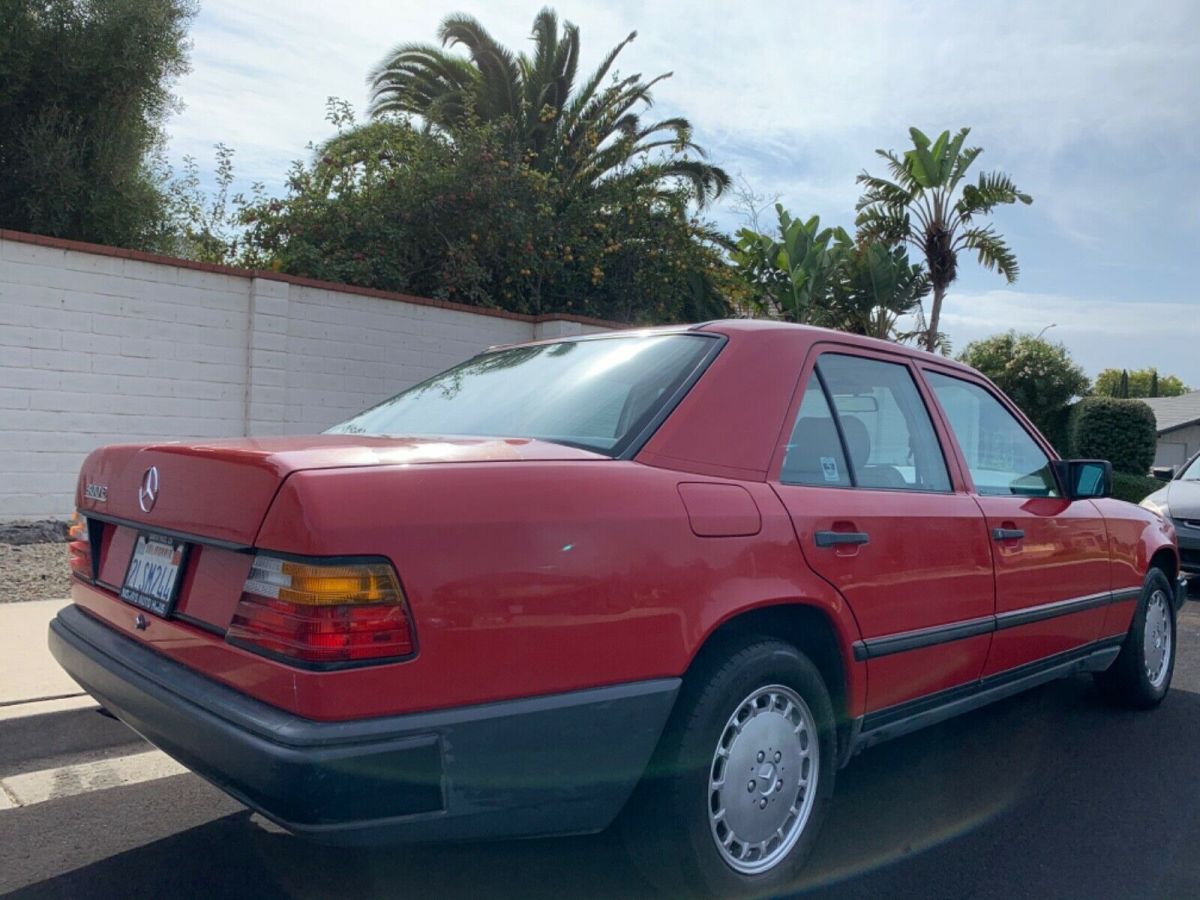 w124 signal red 300e 2 owner full service history ca smog