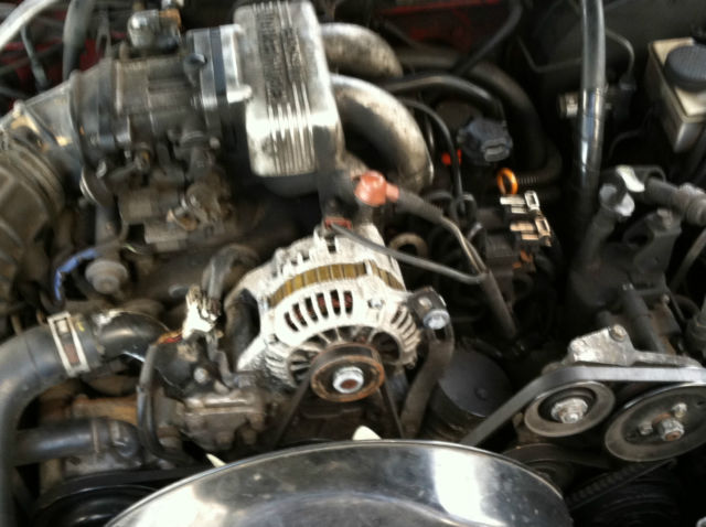 1990 madza rx 7 red convertible, rotary eng with 5 speed manual transmission