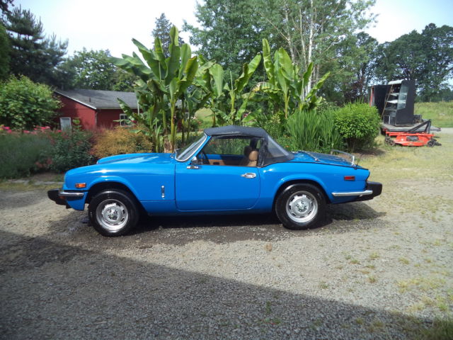 1976 triumph spitfire 2dr.convertible.same owner since 1984.original miles 86k