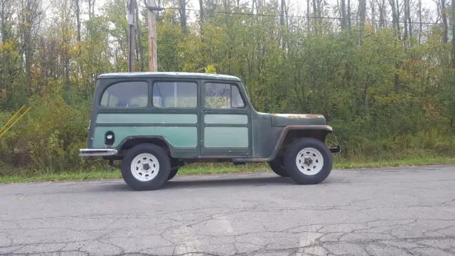 1955 jeep willys 4x4 wagon hot rod rat rod v8 overdrive california patina
