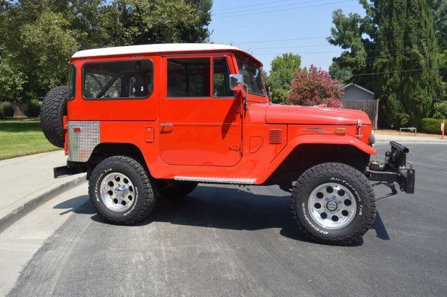1973 toyota fj40 red manual 0