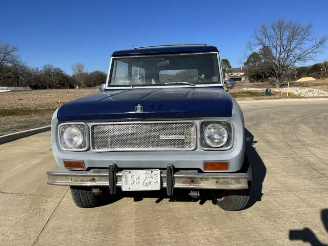 1969 800 800a 232 amc 6cyl 4wd 4x4 manual blue silver not jeep bronco blazer