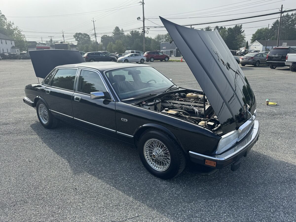 1992 jaguar xj6 sedan black sovereign