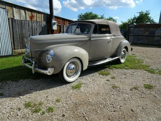 1940 ford deluxe convertible- nice solid texas driver