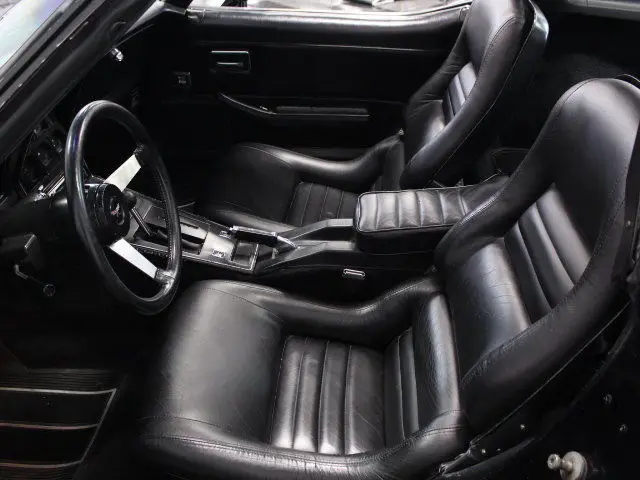 excellent running 383 stroker motor, original black on black vette, curb appeal!