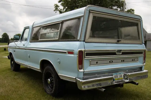 1976 ford f250 blue rwd automatic ranger