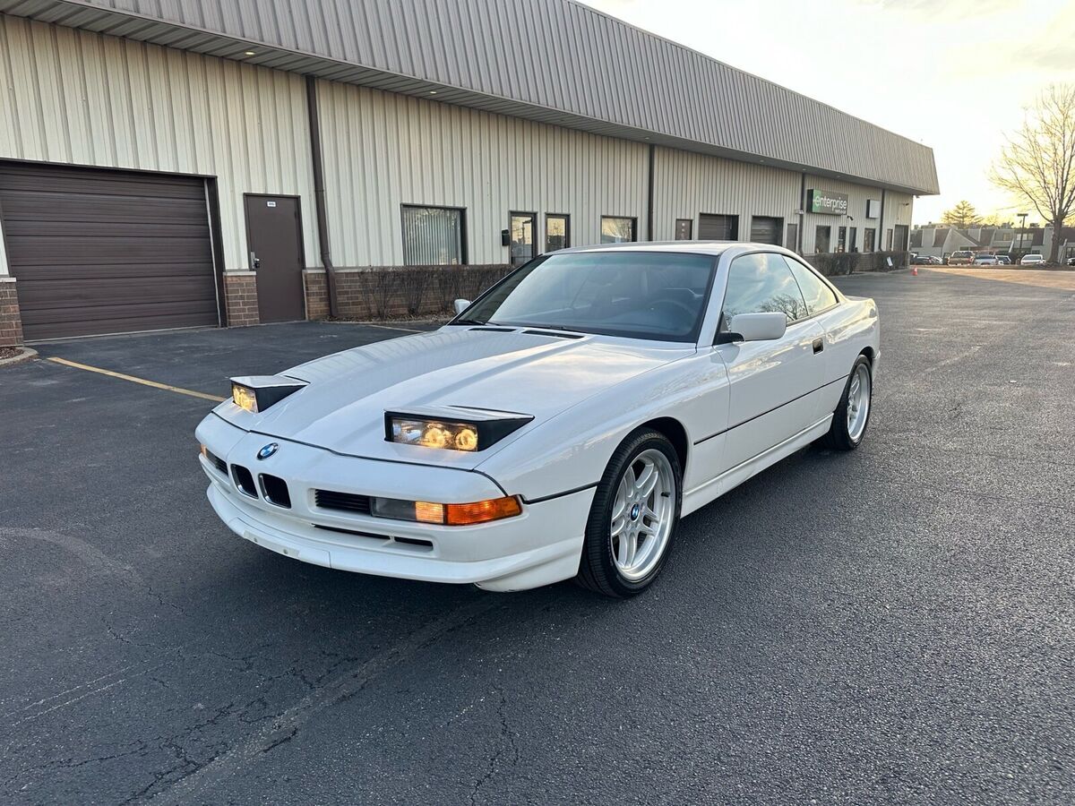 1991 bmw 8-series coupe white i automatic