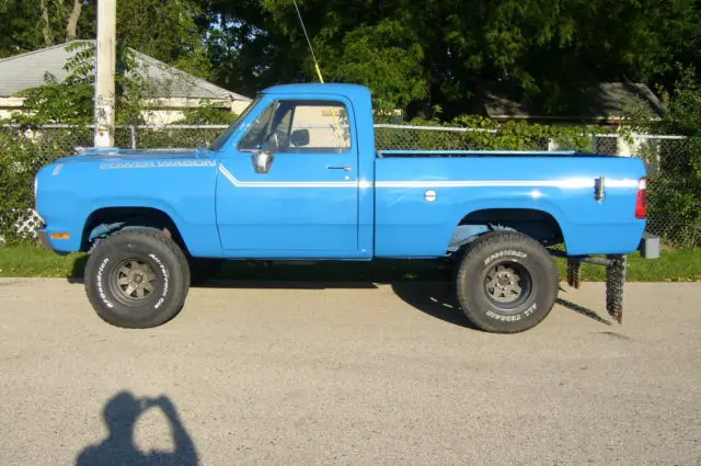 1979 dodge w100 power wagon short box 4x4 no rust 4 speed rat rod