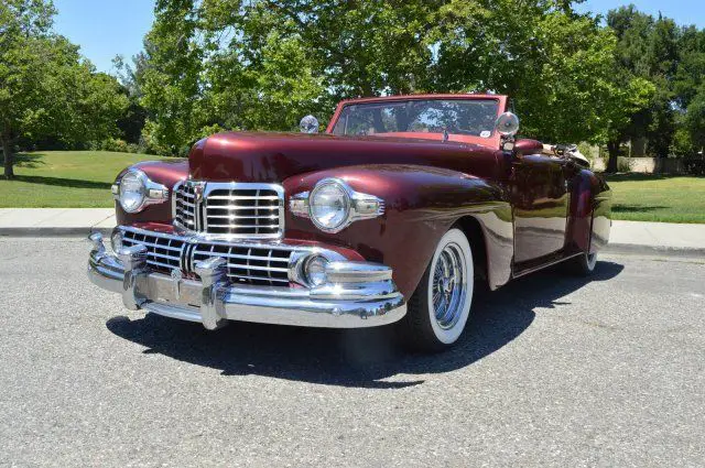 1947 lincoln continental convertible bagged custom show car