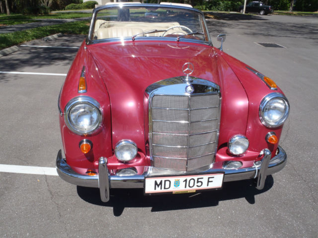 1960 mercedes-benz 220 se cabriolet