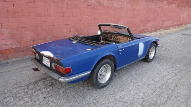 1975 triumph tr6 original paint & color ca car