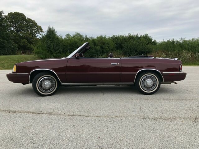 1986 dodge 600 with low miles