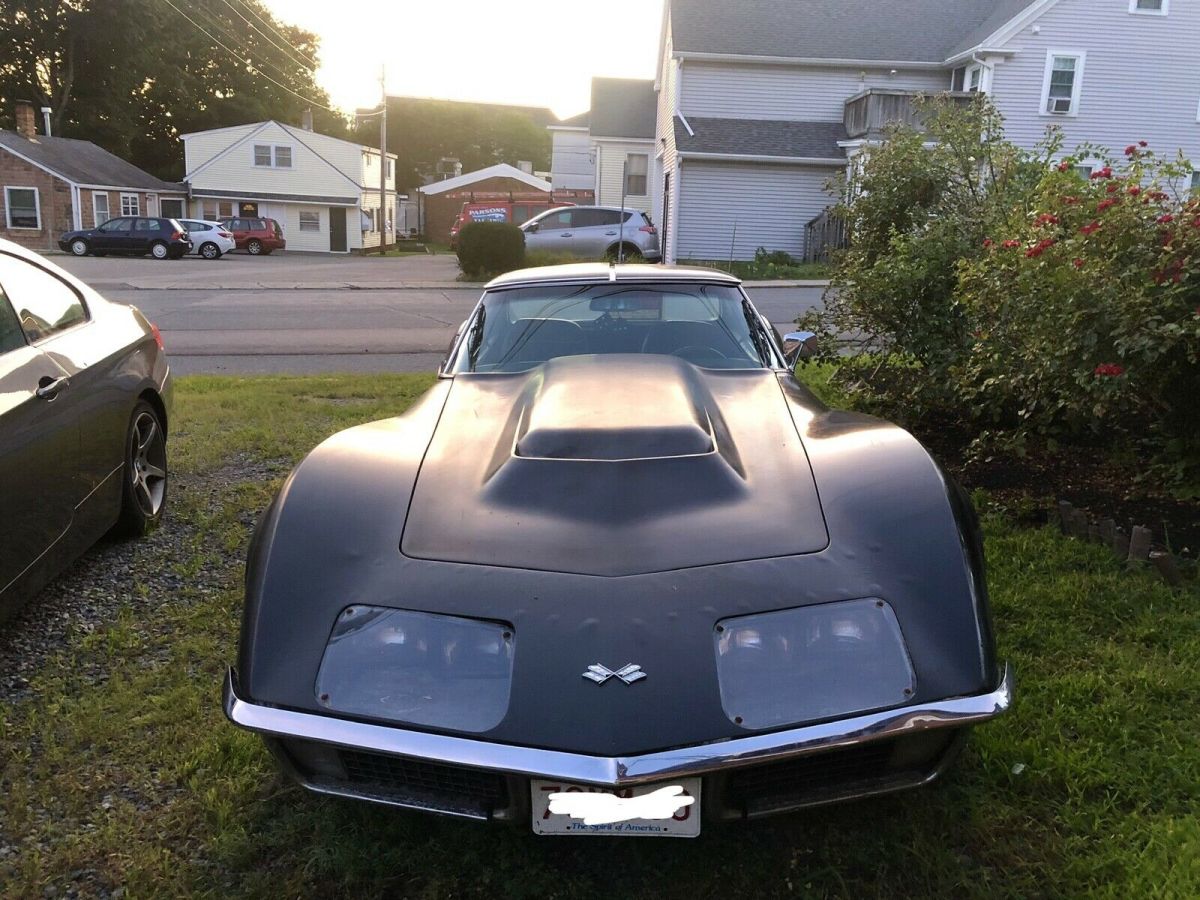 1971 chevrolet corvette stingray coupe black rwd manual