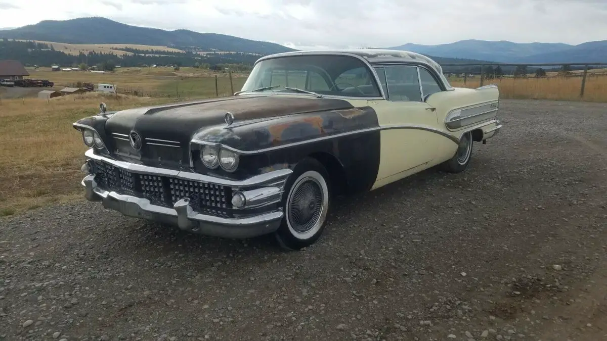 1958 buick century hardtop coupe: very nice body, 99.99% rust free, complete!