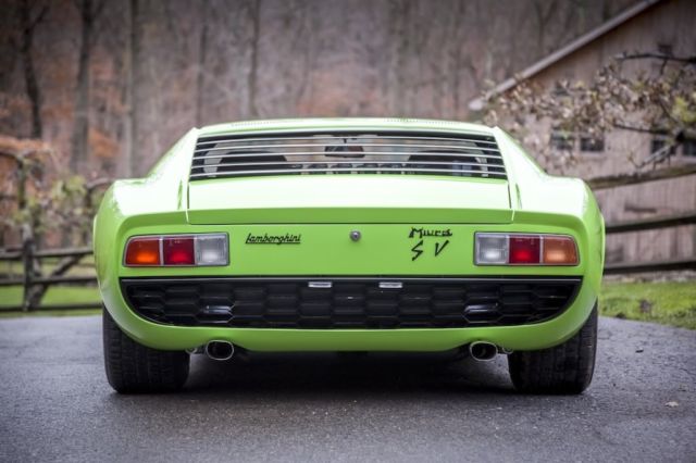 1970 lamborghini mirua sv p400