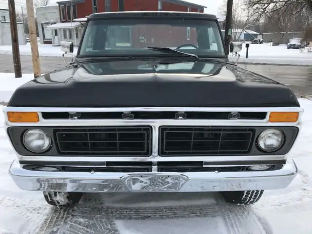 1977 ford f-150 4x4 stepside truck 351 cleveland v8 4spd manual many new parts