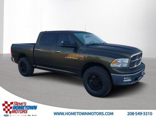 2012 ram ram pickup 1500 slt 4x4 slt 4dr crew cab 5.5 ft. sb pickup for sale in crystal, idaho