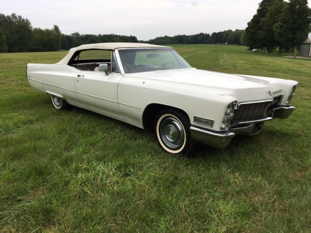 1968 cadillac coupe deville convertible gorgeous original car with 73k miles!