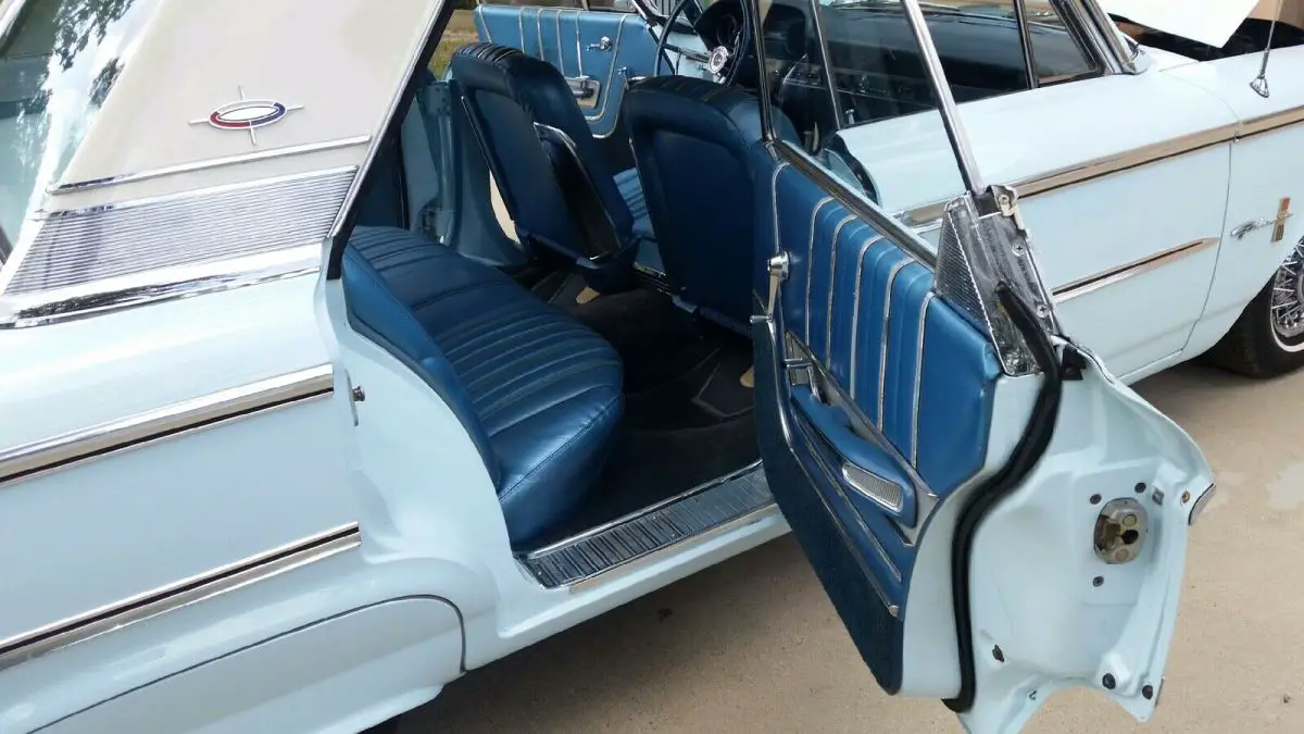 1963 ford galaxie 500 xl sedan blue fwd automatic