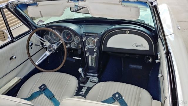 1964 chevrolet corvette convertible, 327/300 v8, 3,000 miles on rebuilt engine