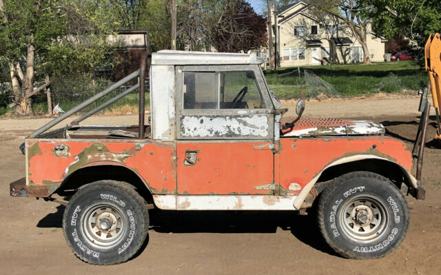 1957 land rover series 7 short box pickup (rare barn find)