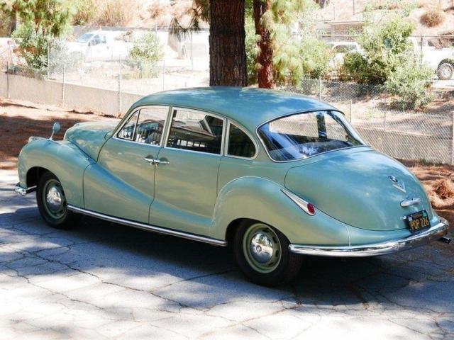 1957 bmw 501 70840 miles green sedan v 8 manual