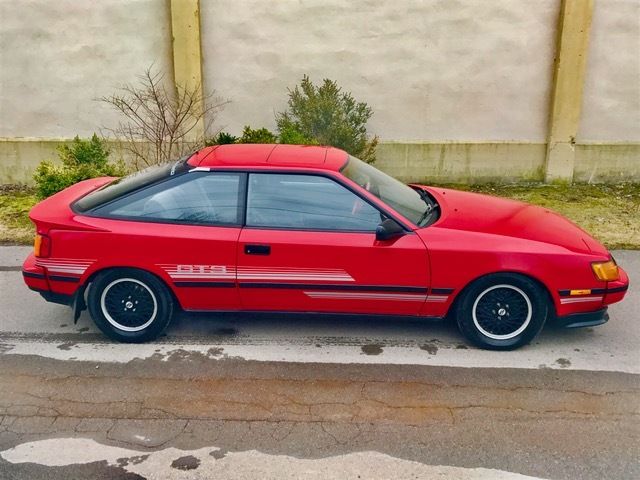 1986 toyota celica gt-s - 3s-ge dohc 2.0l - 5-speed manual - red - 75,471 miles
