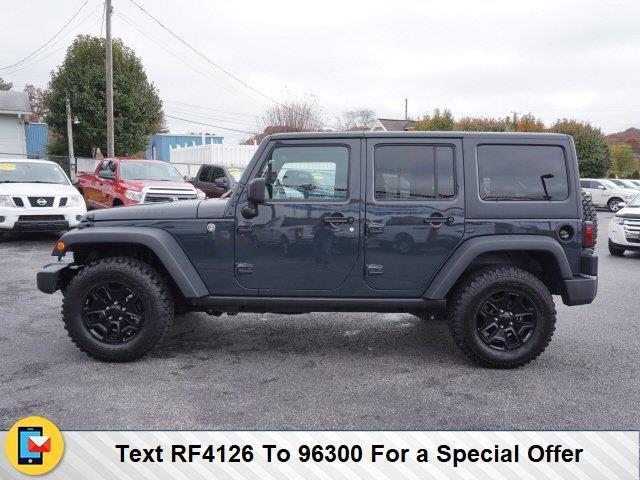 2018 jeep wrangler unlimited willys wheeler w 4x4 willys wheeler w 4dr suv for sale in elgood, west virginia