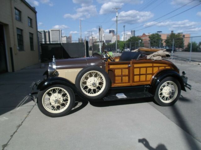 1928 ford model 'a' woodie roadster