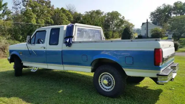 turbo charged classic 1992 f250 xlt 7.3l diesel truck ready to roll!!