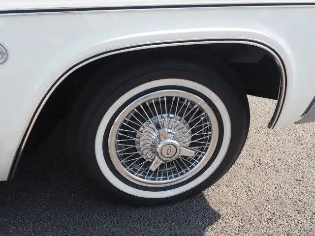 1966 chevrolet impala 66534 miles white convertible automatic
