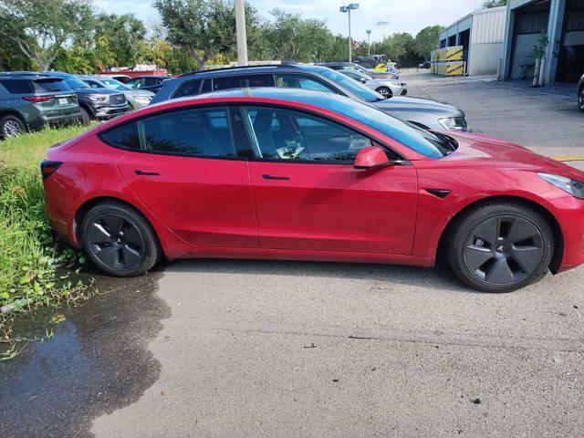 2022 tesla model 3 standard range