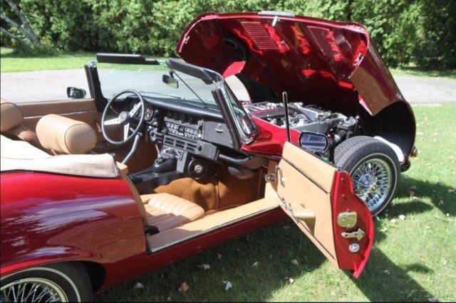 1974 jaguar e-type roadster v12 used manual convertible