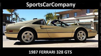 1987 ferrari 328 gts california collector car rare find beautiful in+out $69,998