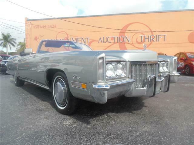 1972 cadillac eldorado convertible 38k miles rare find new top rust free florida