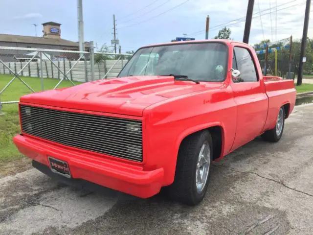 1987 chevrolet c-10 custom short-wide bed-custom truck--v8