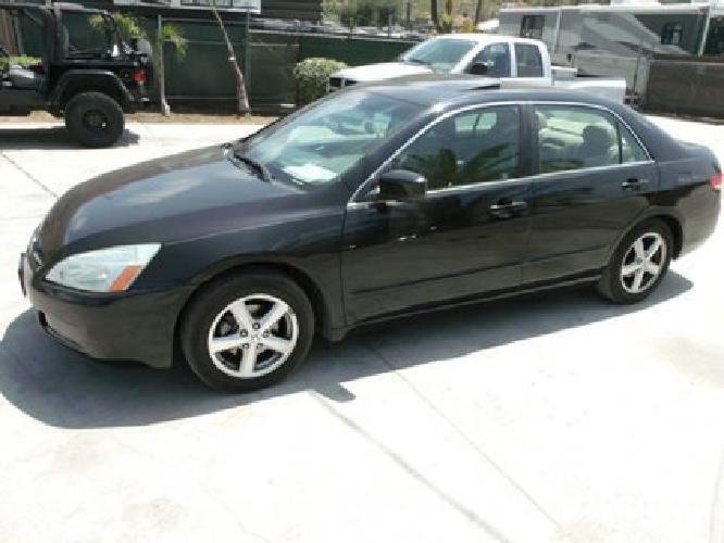2003 honda accord ex black - leather seats - 116k mi. in el cajon, ca