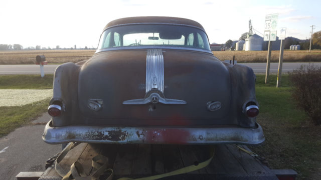 1953 pontiac chieftain eight 2 door post great patina! fancier chevy bel air!