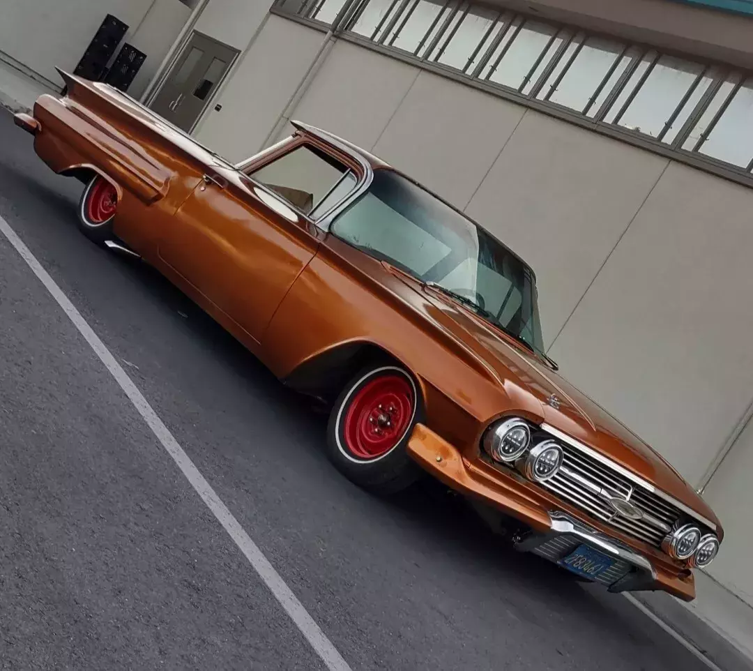 1960 chevrolet el camino orange