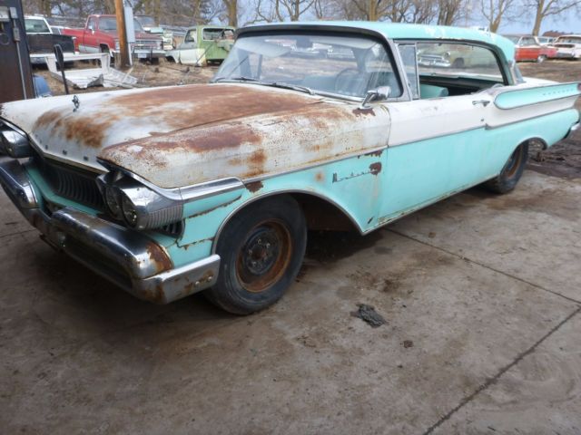 1957 mercury monterey 2 door hard top project car clean title gas monkey 312