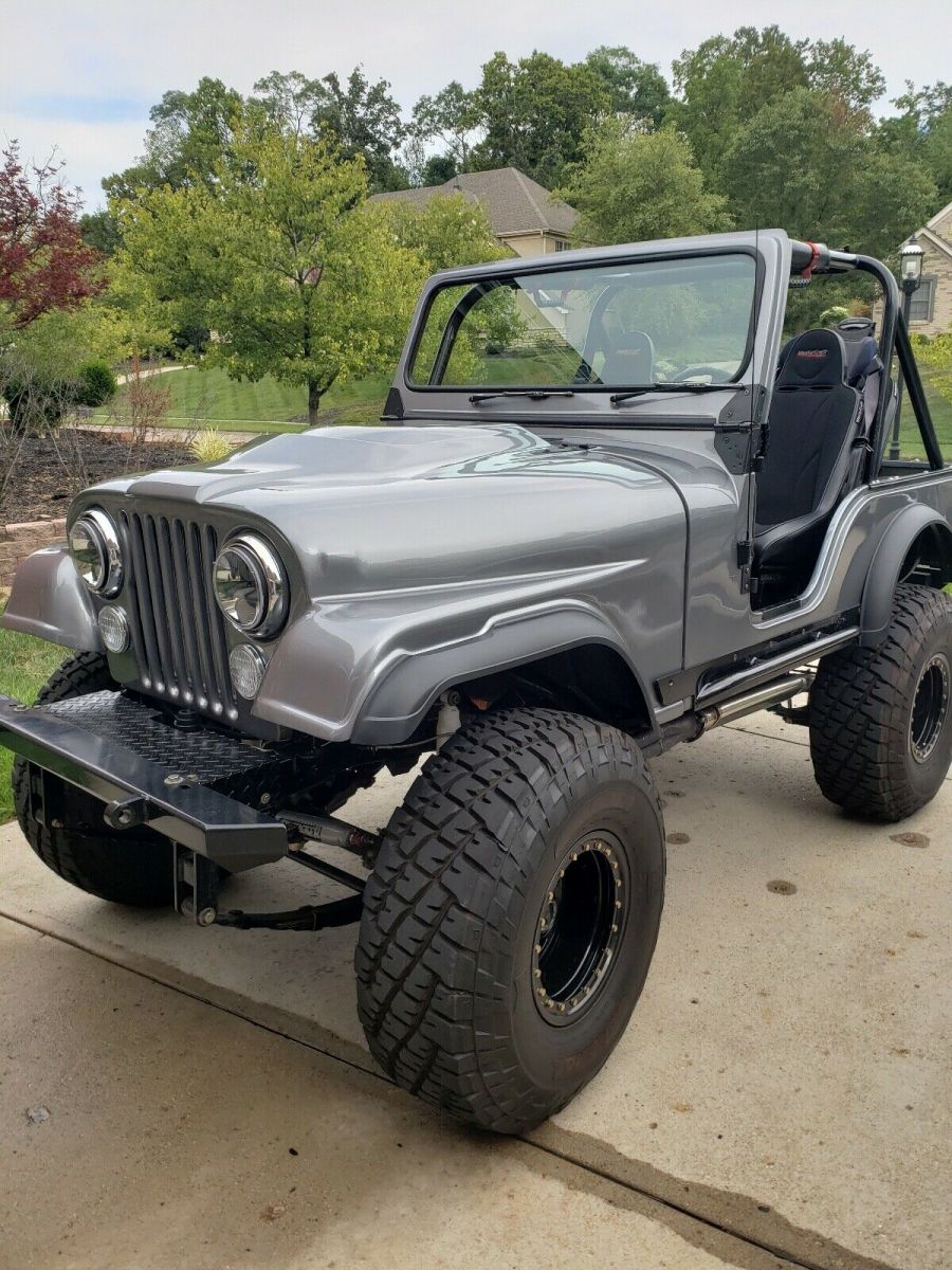 1976 jeep cj 5 suv grey 4wd manual base