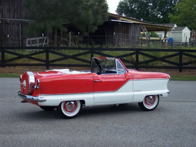 super cute, rare,nicely restored 1962 nash metropolitan convertible show and go!