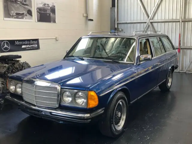 1985 mercedes-benz 280te wagon european delivery super rare lapis blue!!